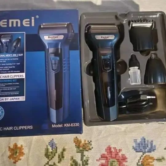 Kemei 3in1 Professional Hair Clipper-Trimmer